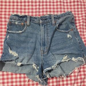 Abercrombie High Waisted Denim Shorts